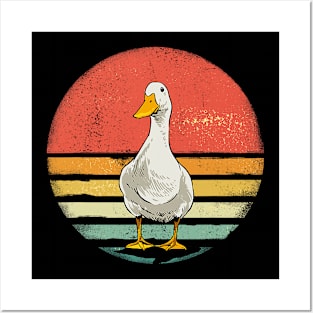 Duck Vintage Duck Farm Animals Duck Lover Posters and Art